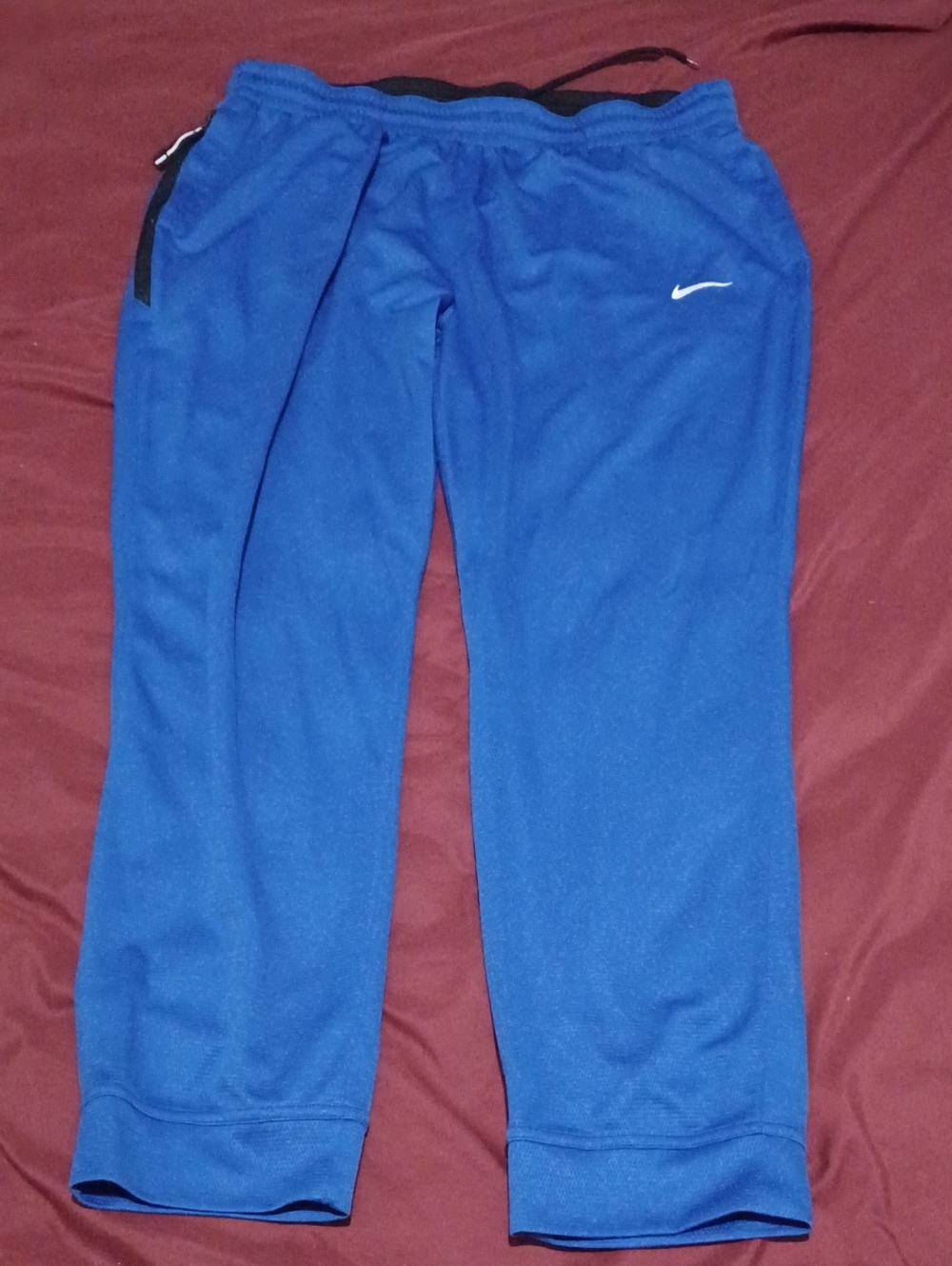 Nike Women's Plus Size Royal Blue Joggers with White Swoosh Size 2X
